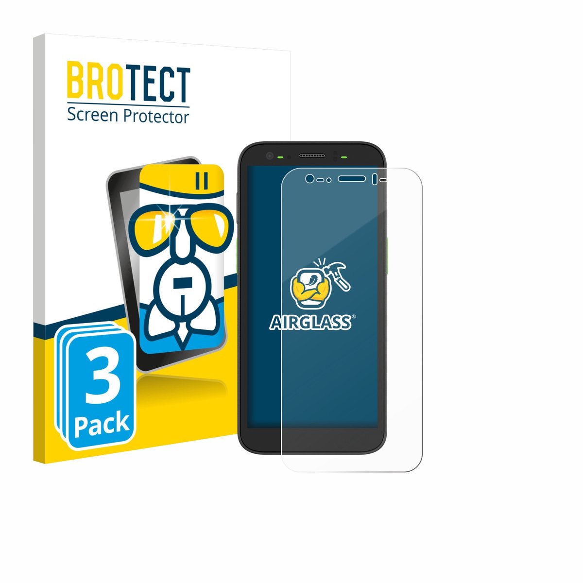 Screenprotector 3 Stuks voor Zebra TC501 Beschermglas transparant