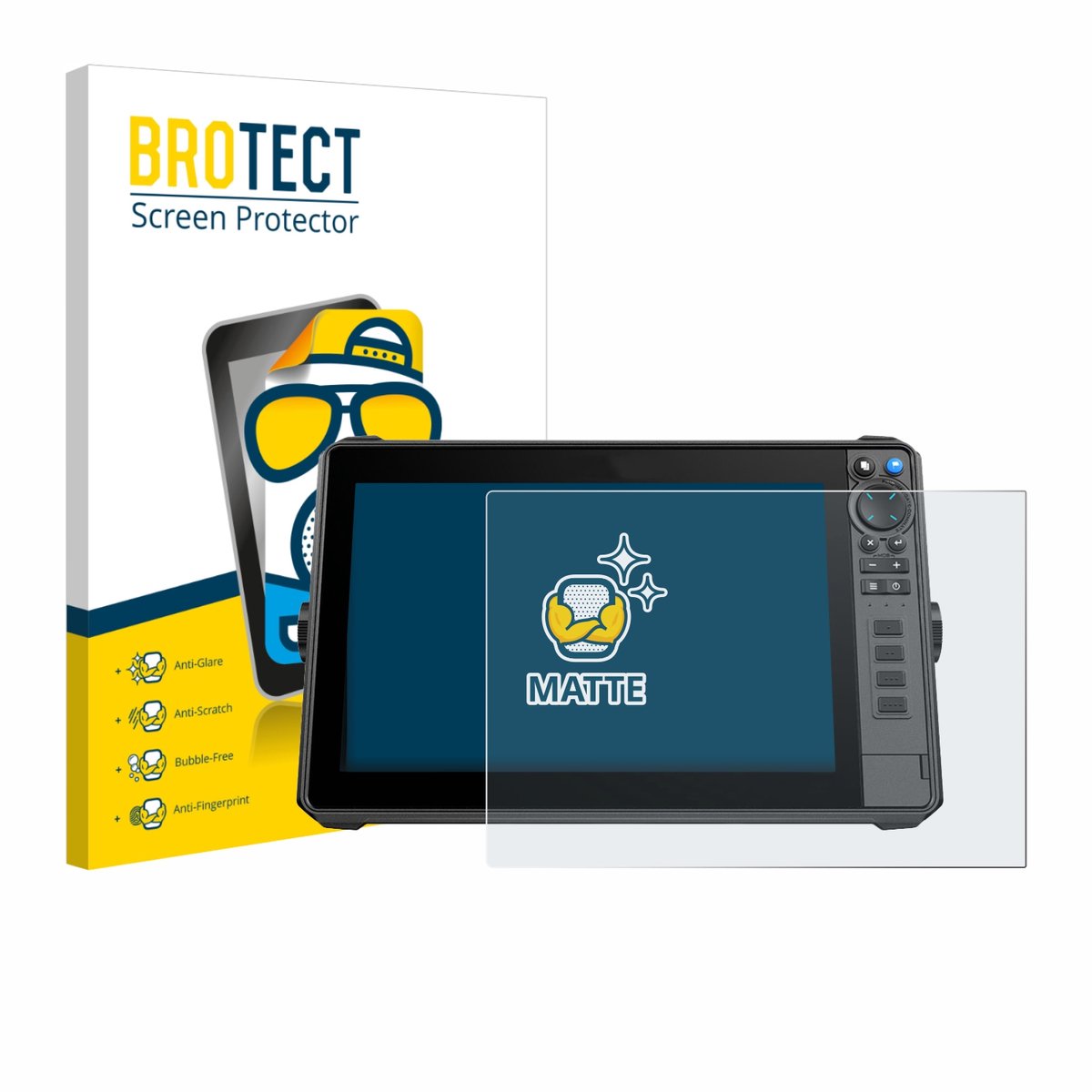BROTECT - Screenprotector voor Lowrance HDS-12 Pro - Folie Beschermfolie matte