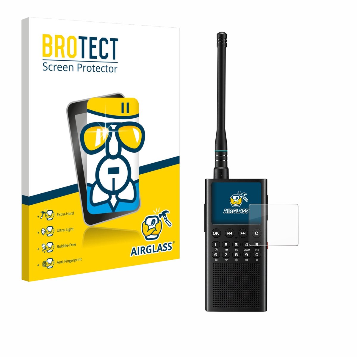Screenprotector voor Choyong WT2 Beschermglas transparant
