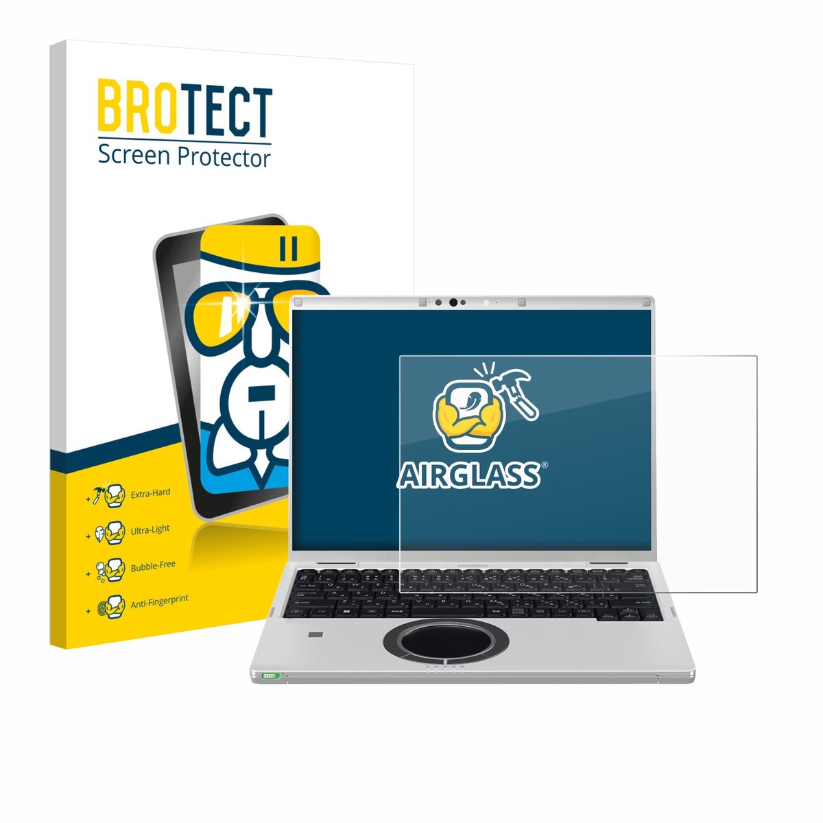 Screenprotector voor Panasonic CF-FV3 Beschermglas transparant