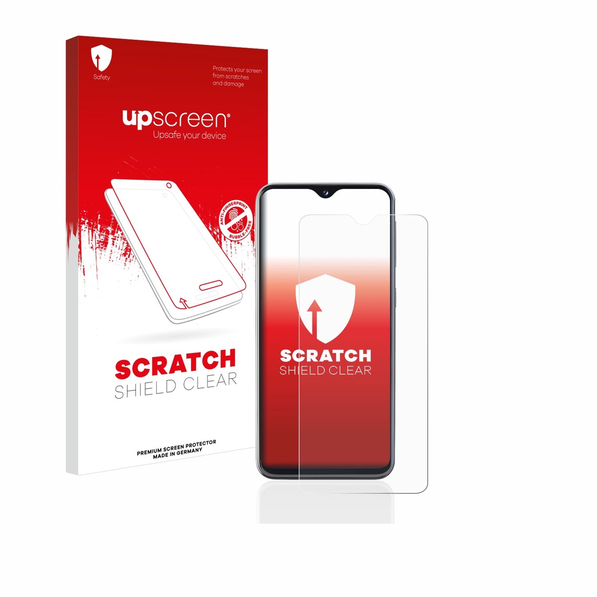 upscreen - Screenprotector voor Samsung Galaxy A20e - Folie Beschermfolie transparant