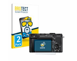 BROTECT - Screenprotector voor Sony Alpha 7CR - Folie Beschermfolie matte 2 Stuks