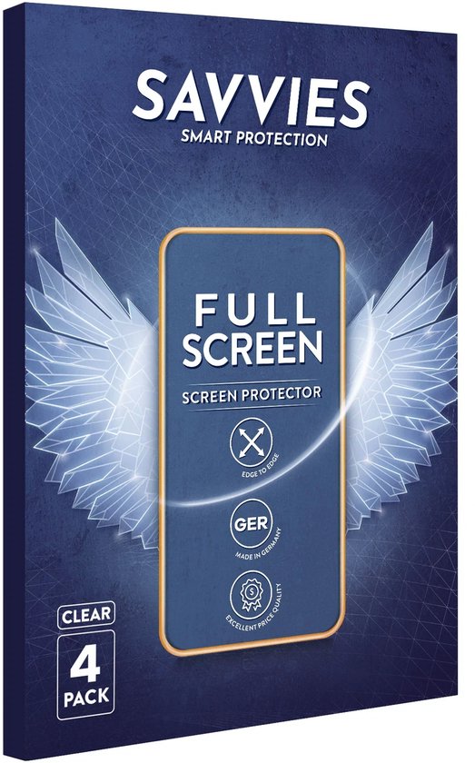 Savvies - Protection d'écran pour Honor 70 - Film de protection transparent couverture complète (4 Pièces)