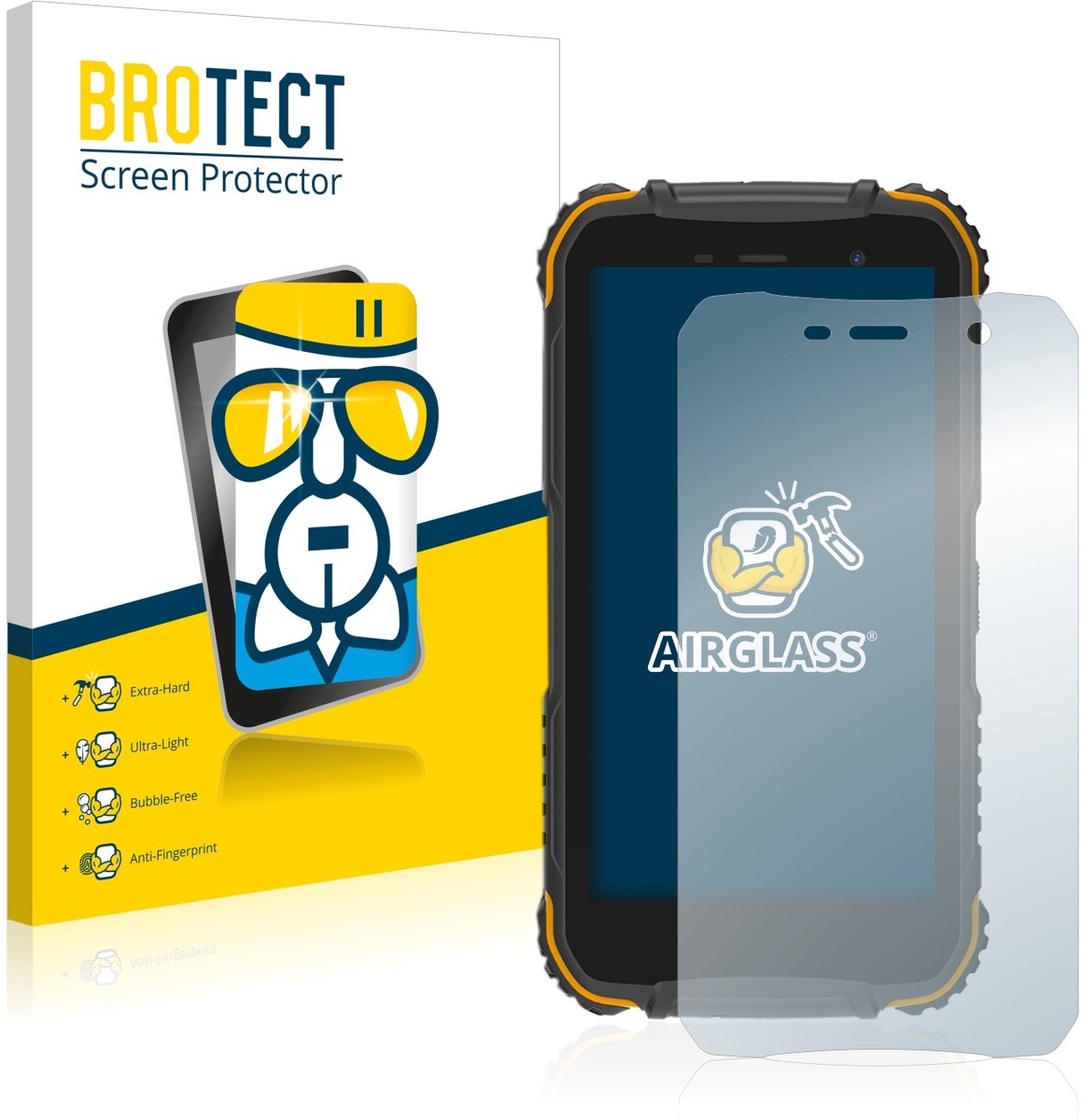 Screenprotector voor Doogee S35 Beschermglas transparant