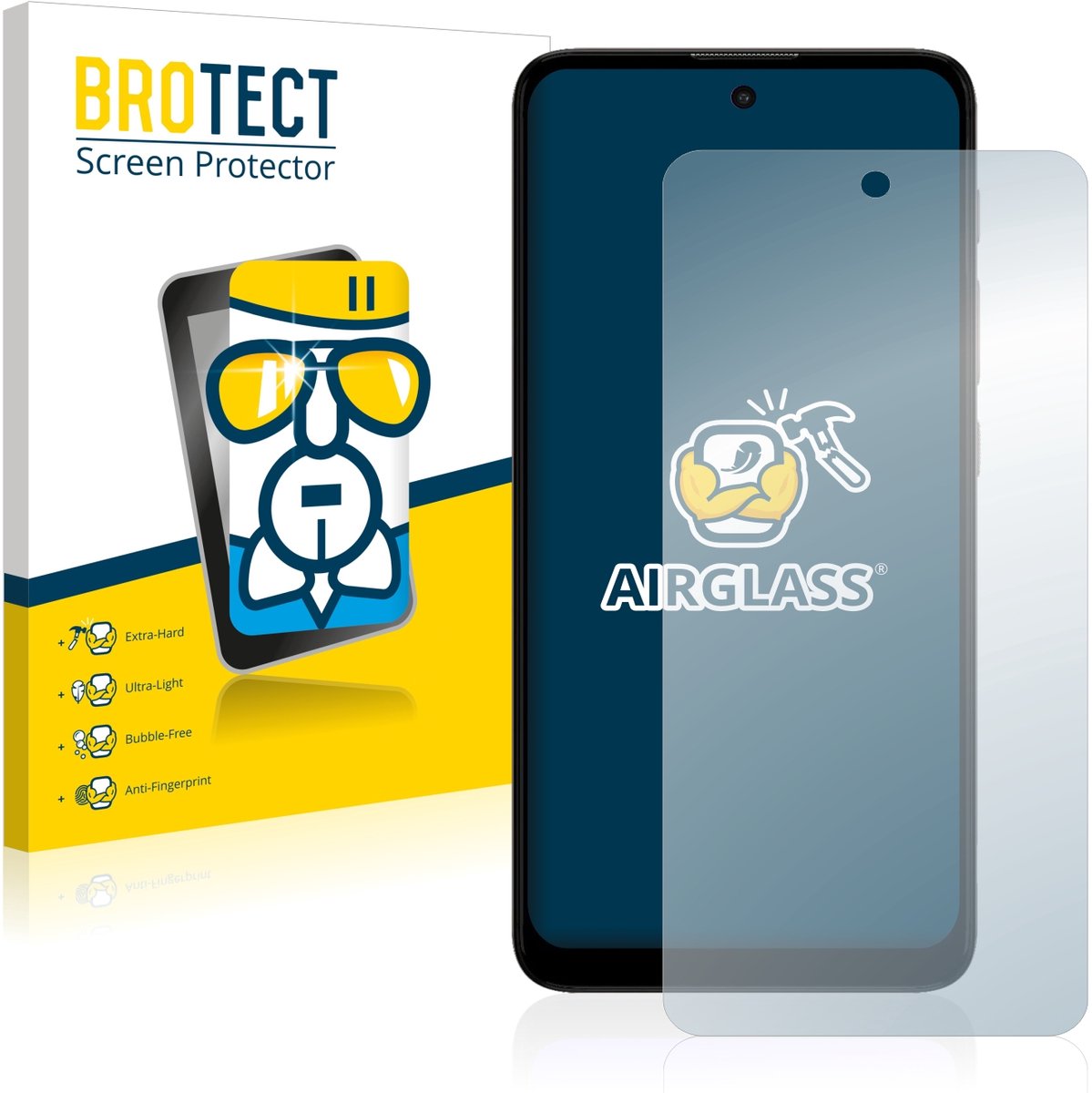 Screenprotector voor Motorola Moto E40 Beschermglas transparant