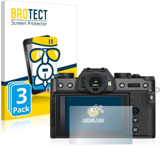 BROTECT - Protecteur d'écran pour Fujifilm X-T30 ll - Film de protection en verre transparent (3 pièces)