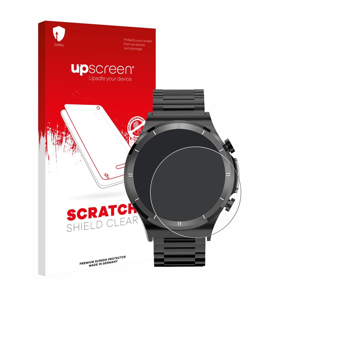 upscreen - Screenprotector voor FANTTIK Smartwatch 1.39" - Folie Beschermfolie transparant
