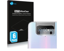 Savvies - Screenprotector voor ASUS Zenfone 7 Pro ZS671KS (ALLEEN Camera Lens) - Folie Beschermfolie transparant 6 Stuks