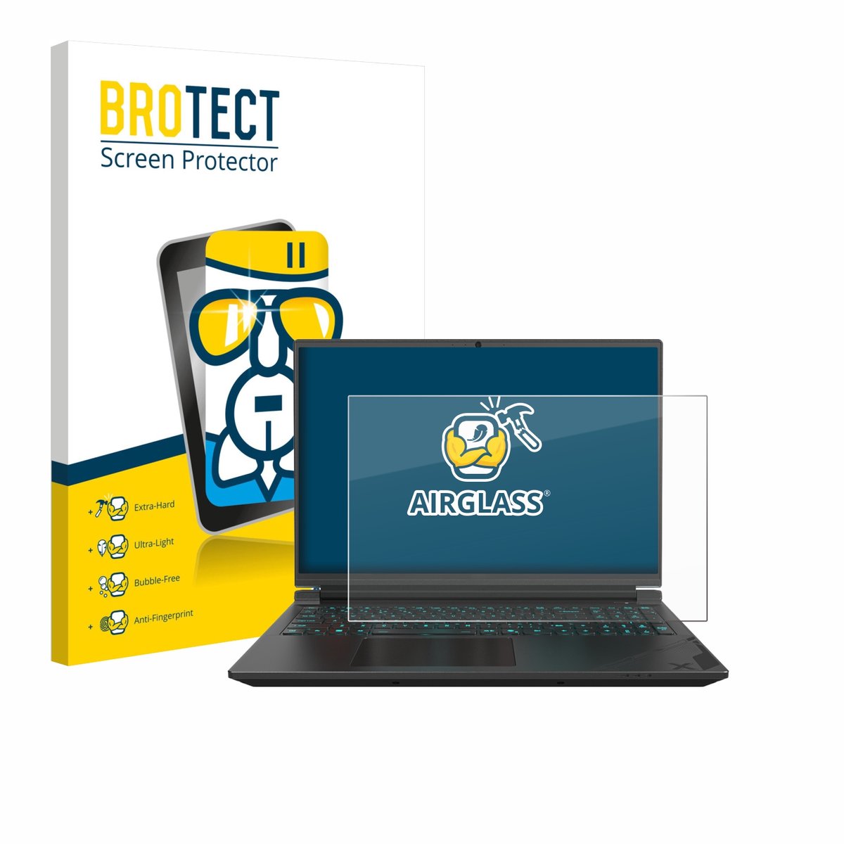 Screenprotector voor Gigabyte G6X Beschermglas transparant