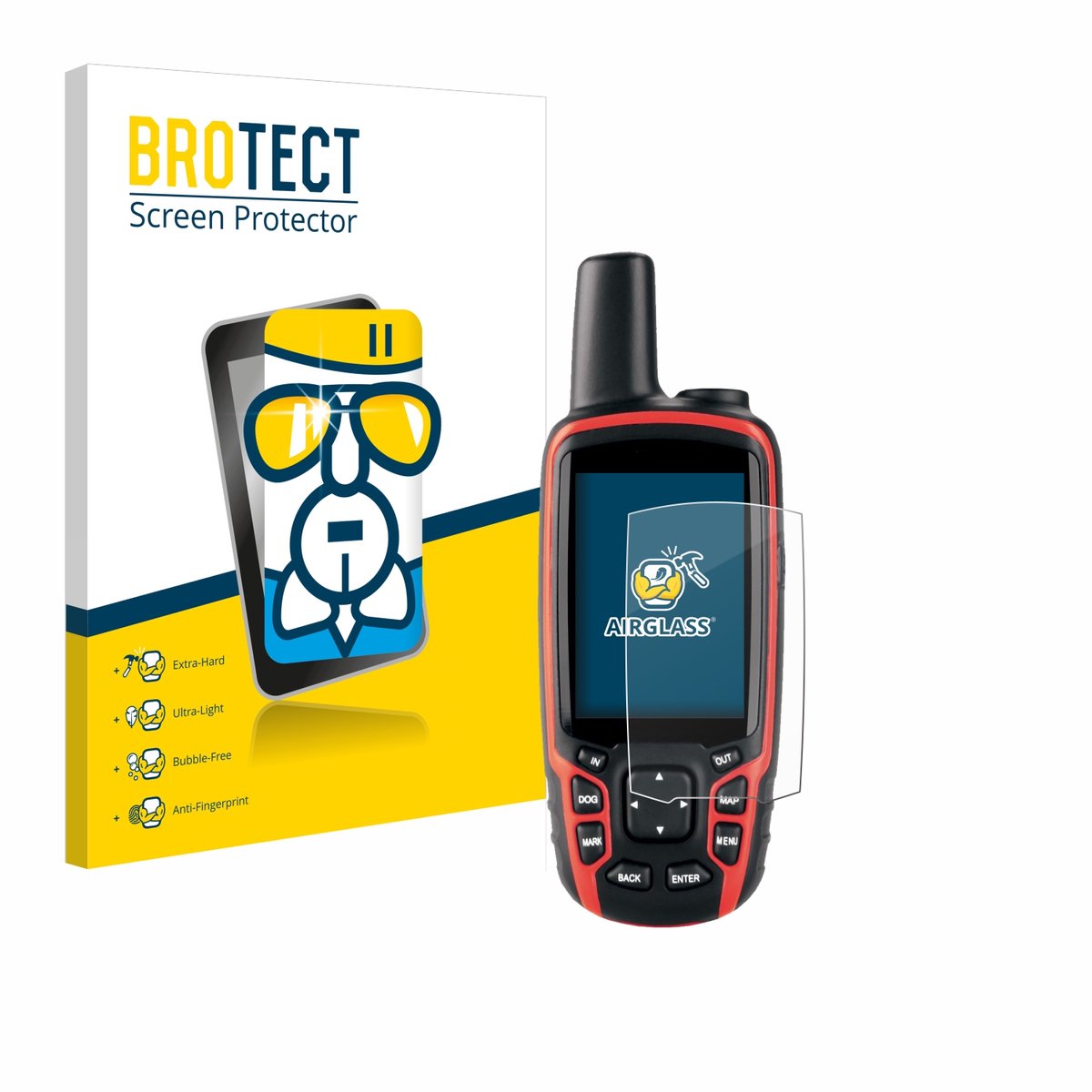Screenprotector voor Garmin Astro 320 Beschermglas transparant