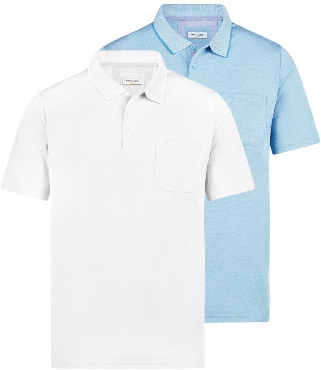 Redmond Heren poloshirt 2 pack Basic