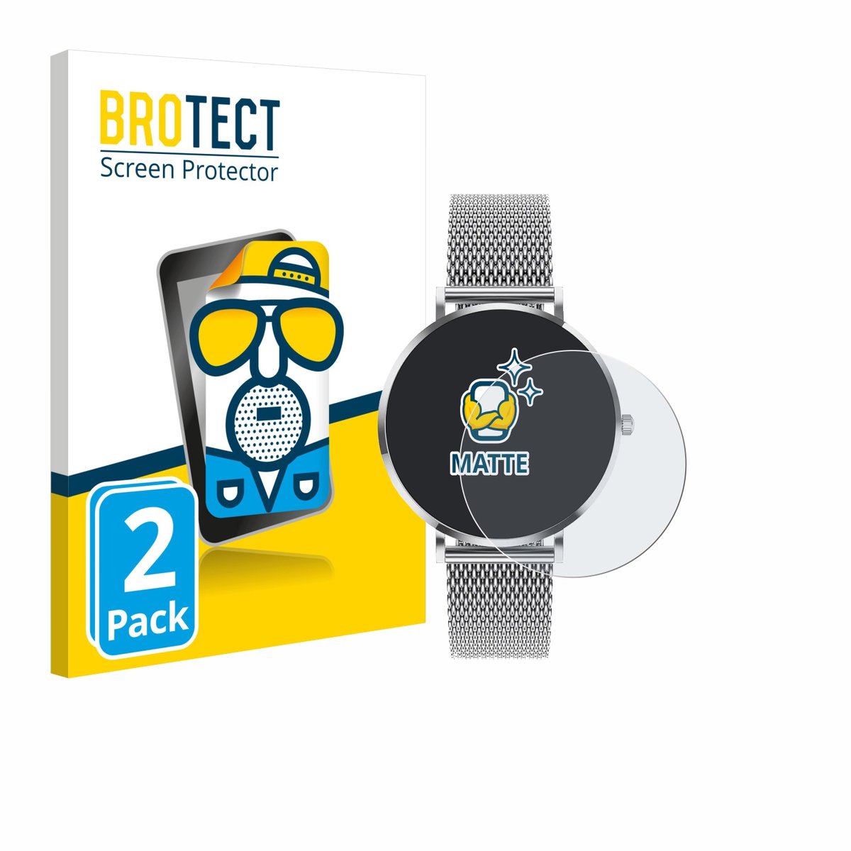 BROTECT - Screenprotector voor Pireware Amory 5 Mini - Folie Beschermfolie matte 2 Stuks