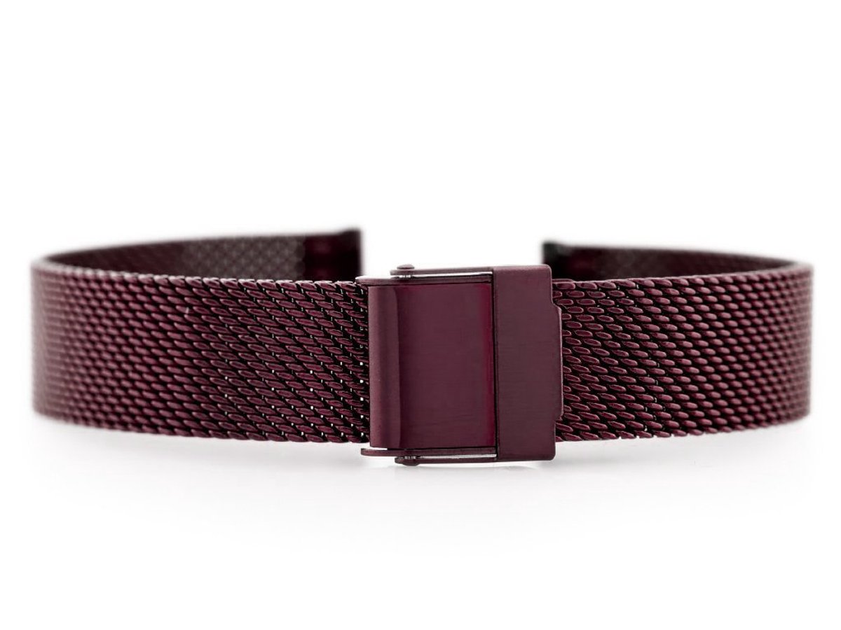 Pacific M6 Serie - Horlogebandje - Viooltje - Mesh - Hoge Kwaliteit