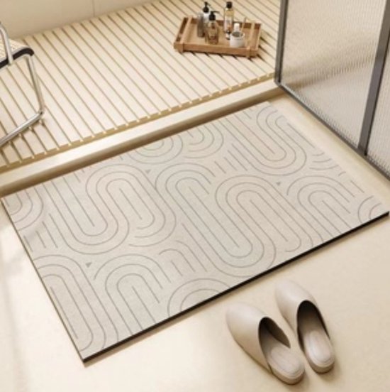 Vloermatten - badkamermatten - absorberende toiletmatten - badkamerdeur matten - antislip deurmatten - 80*120cm