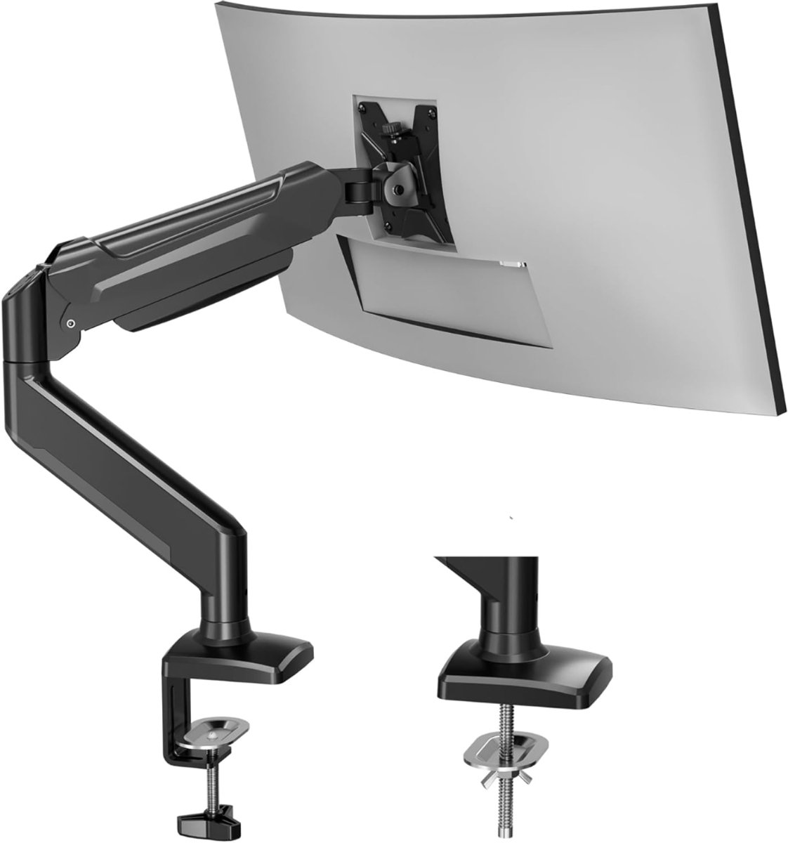 SCH® Monitor Arm 1 Scherm - Monitor Arm - Zwart - 89cm x 45cm x 51cm