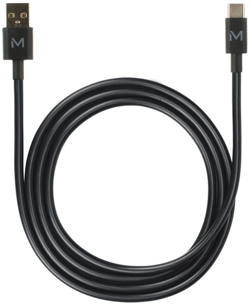 Mobilis 020013 USB-kabel 1 m USB A USB C Zwart