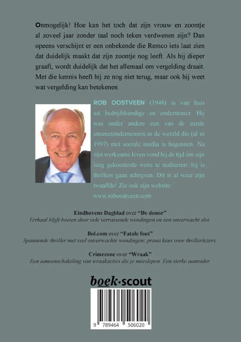 Vergelding - back cover