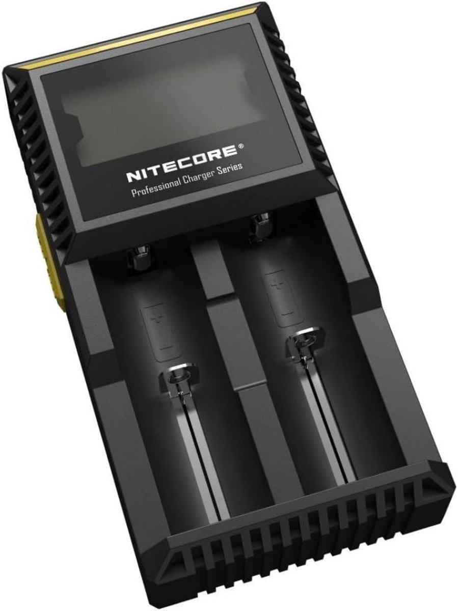 Universele Batterijlader met LCD Display - Geschikt voor Li-Ion, NiMH, NiCd Batterijen