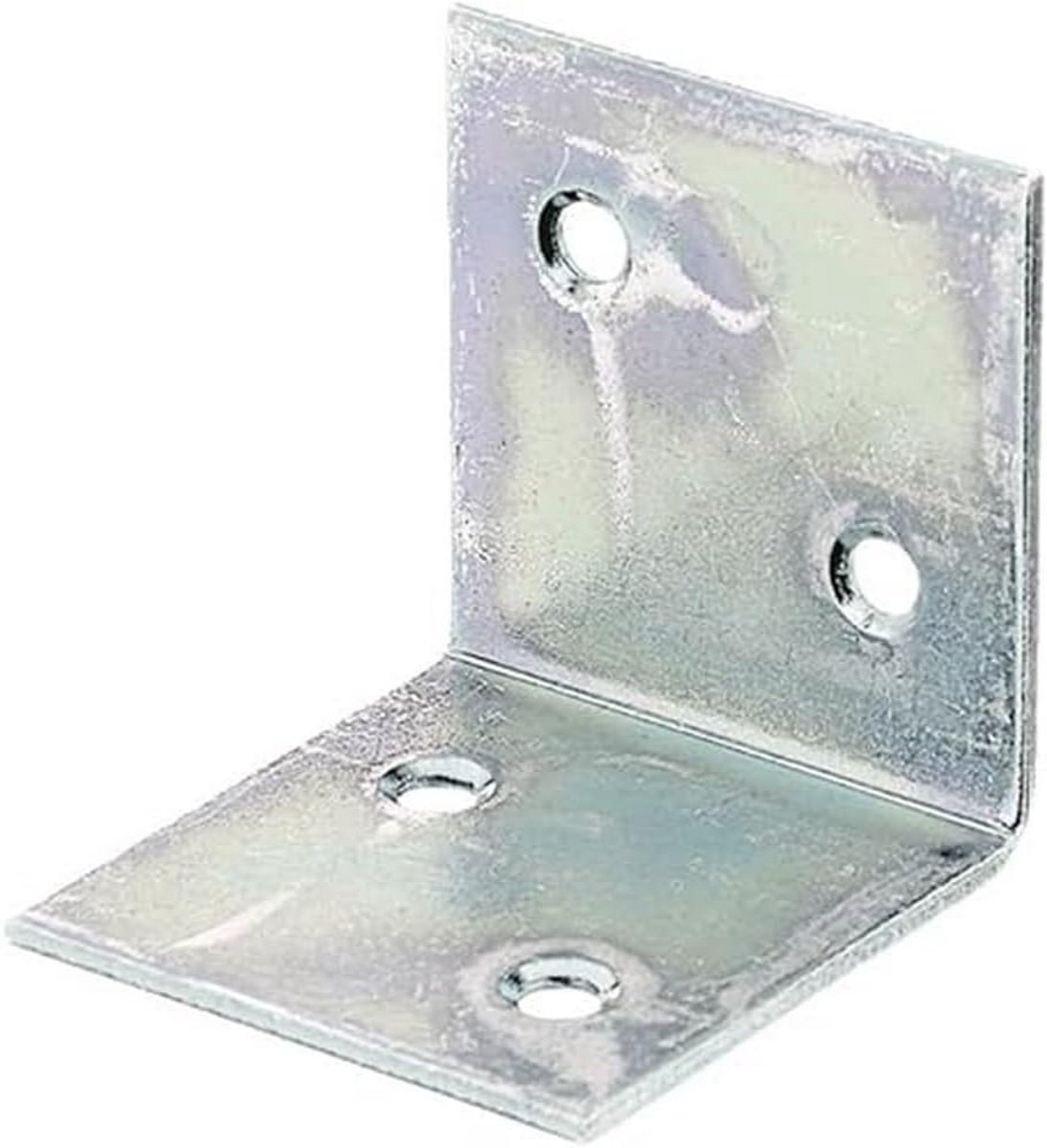 Versterkingshoek gegalvaniseerd 40x40x40 mm - Set van 25 stuks