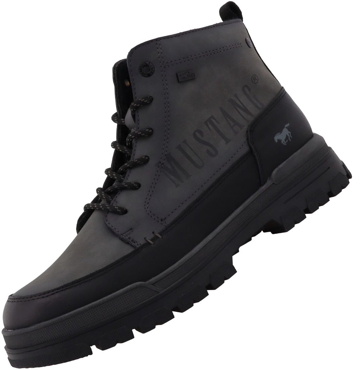 Mustang herenlaars Tex grijs