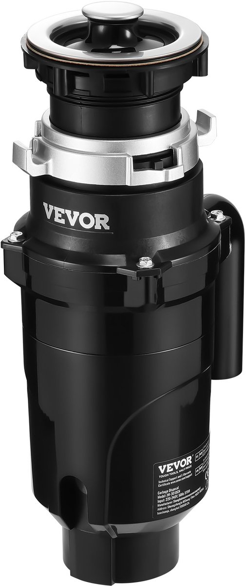 VEVOR keukenafvalvernietiger keukenafvalvernietiger voedselvernietiger 1/2HP