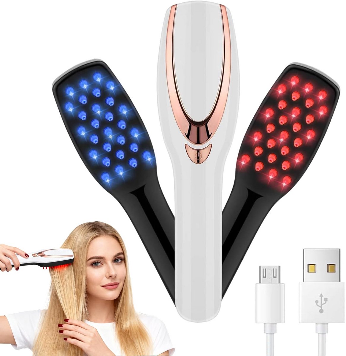 Elektrische Hoofdhuid Massager voor Haargroei en Ontspanning
