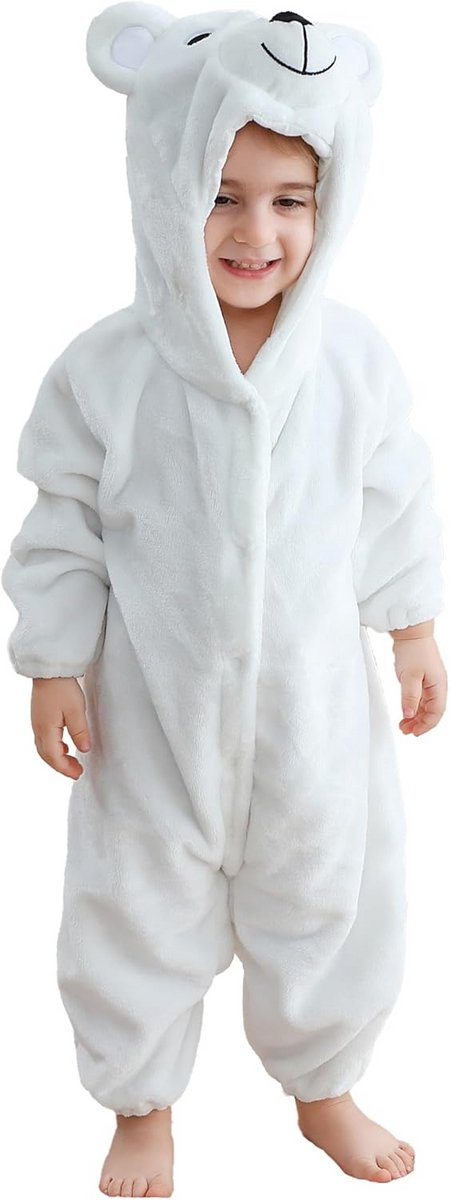 Warme Flanellen Winteroverall voor Baby's en Peuters (0-36 Maanden)