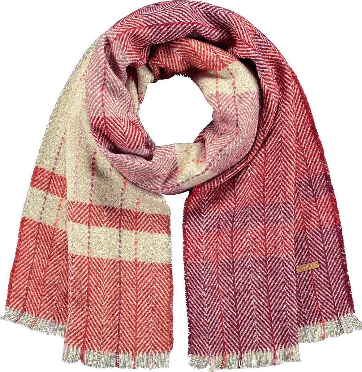 Dames Sjaal Zware Kwaliteit Colorblock Pastelkleuren