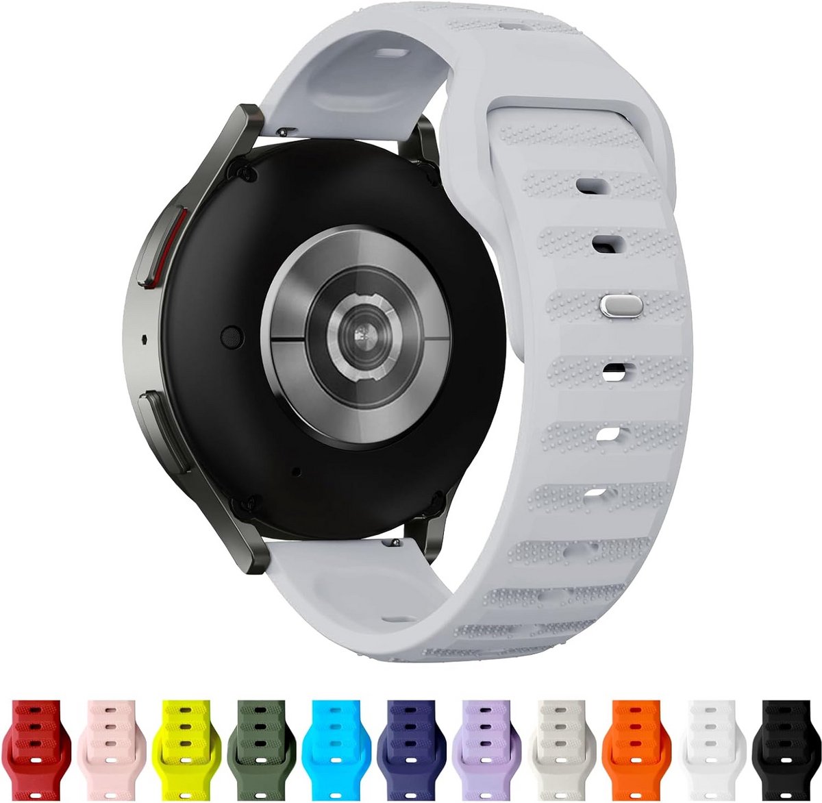 Siliconen Horlogebandjes voor Smartwatch Diverse Kleuren 20mm & 22mm