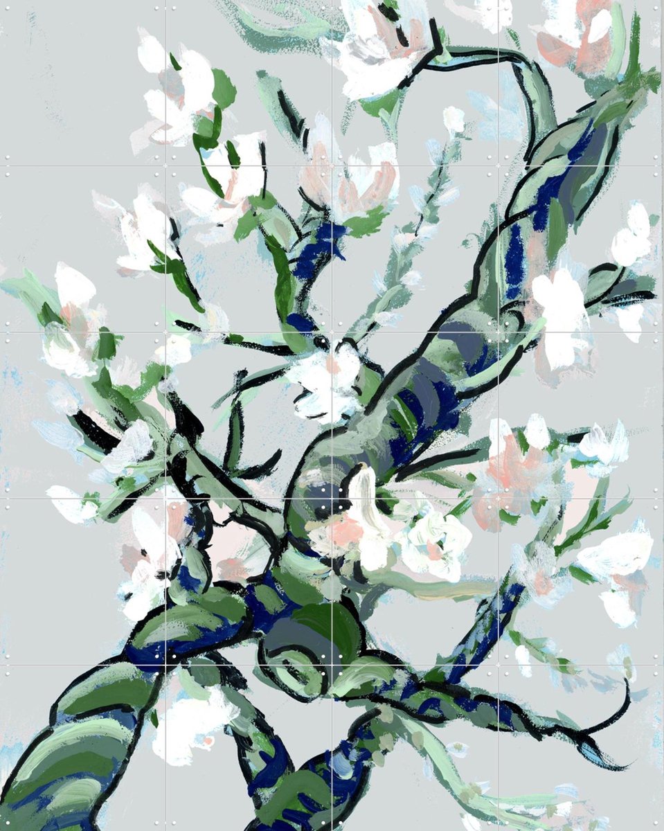 IXXI Almond Blossom I, Green Barn Studio & Van Gogh 21st Century - 80 x 100 cm - Gratis ophangtool - Grote wanddecoratie en posters - Impressionisme