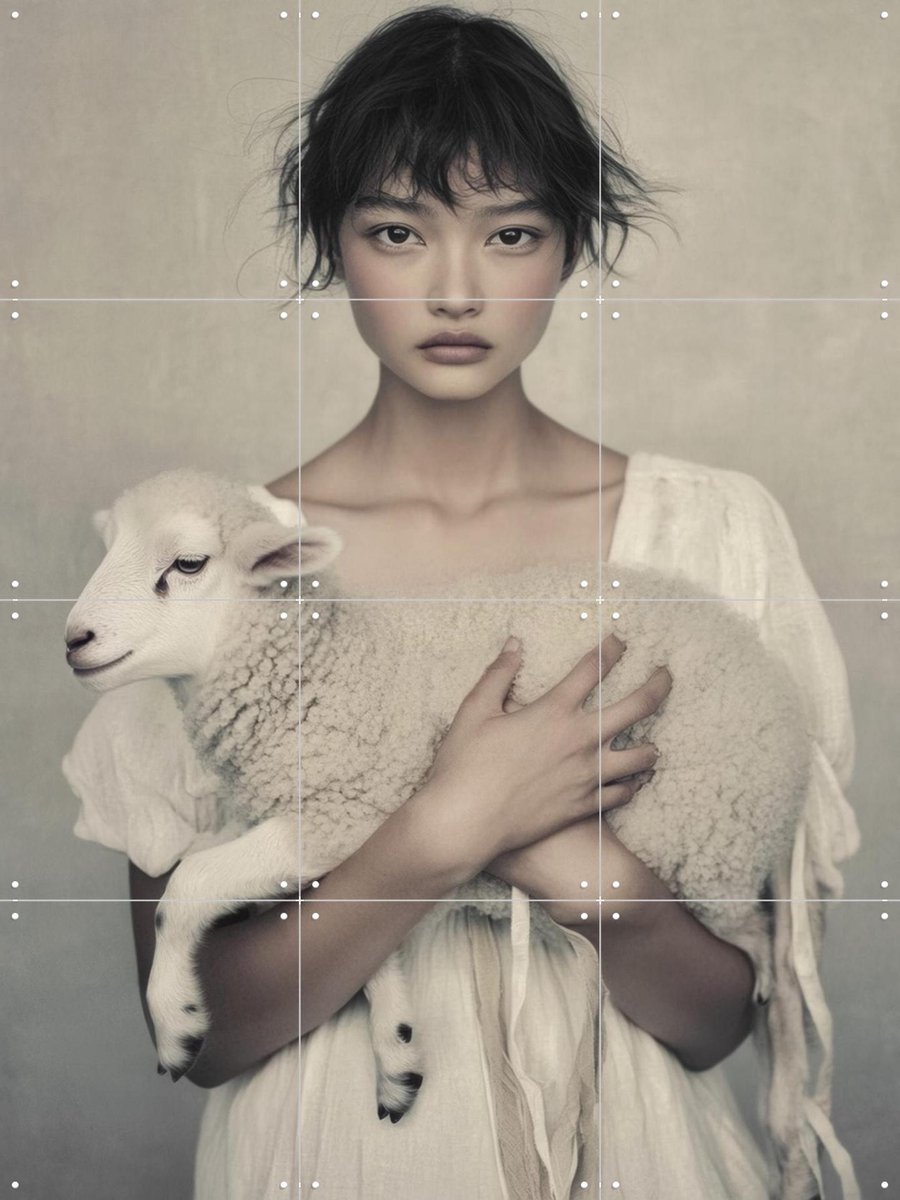 IXXI Thao, STUDIO HANNAH LEMHOLT - 60 x 80 cm - Gratis ophangtool - Grote wanddecoratie en posters - Realisme, Naturalisme, Fotografie, Woonkamer