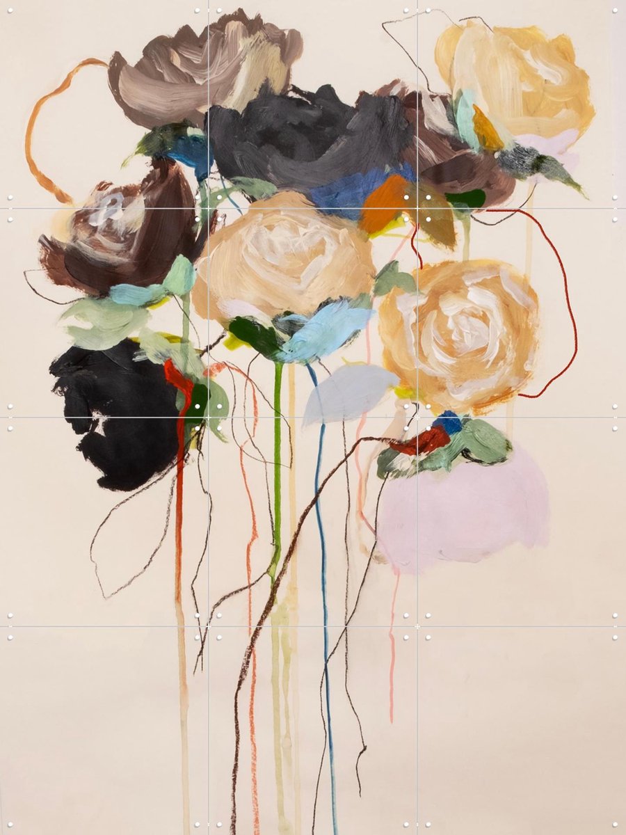 IXXI Lullaby, Leigh Viner - 60 x 80 cm - Gratis ophangtool - Grote wanddecoratie en posters - Abstract, Bloemen, Botanisch