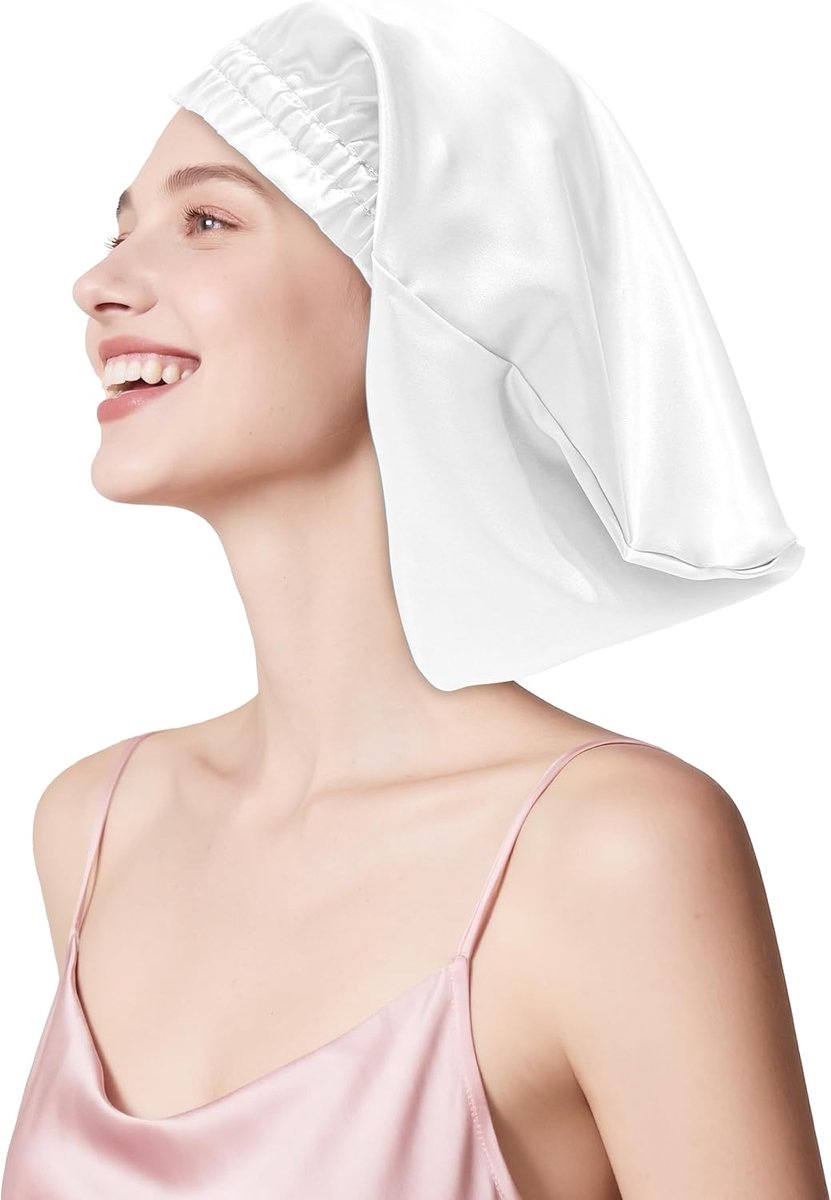Luxe Zijden Slaapmuts 22 Momme Moerbeizijde voor Dames - Comfortabel en Huidvriendelijk
