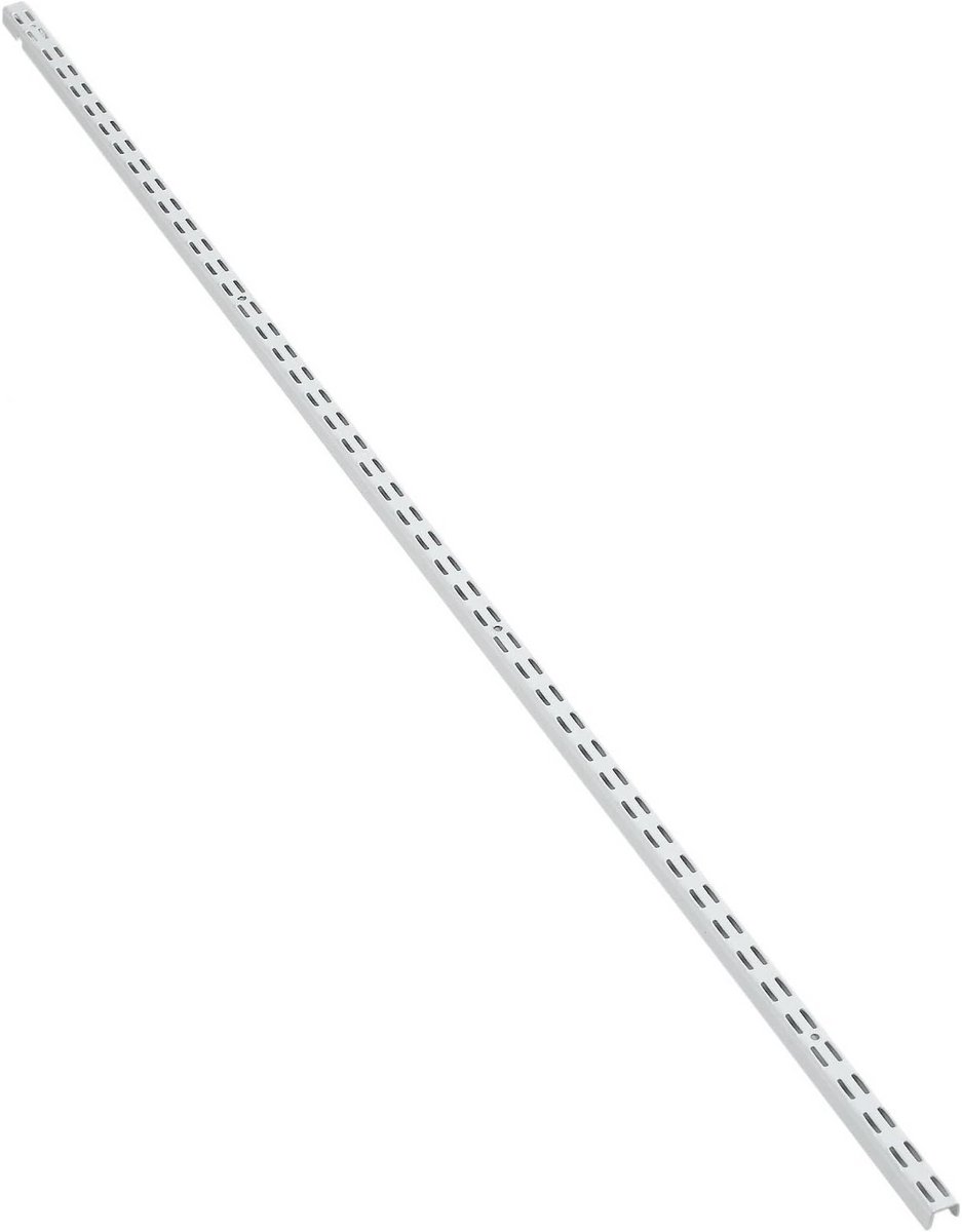 Wandstandaard Systeem - Plankdrager Steun - Kasten Organiseren - Stalen Constructie - 30 cm Lengte - Wit