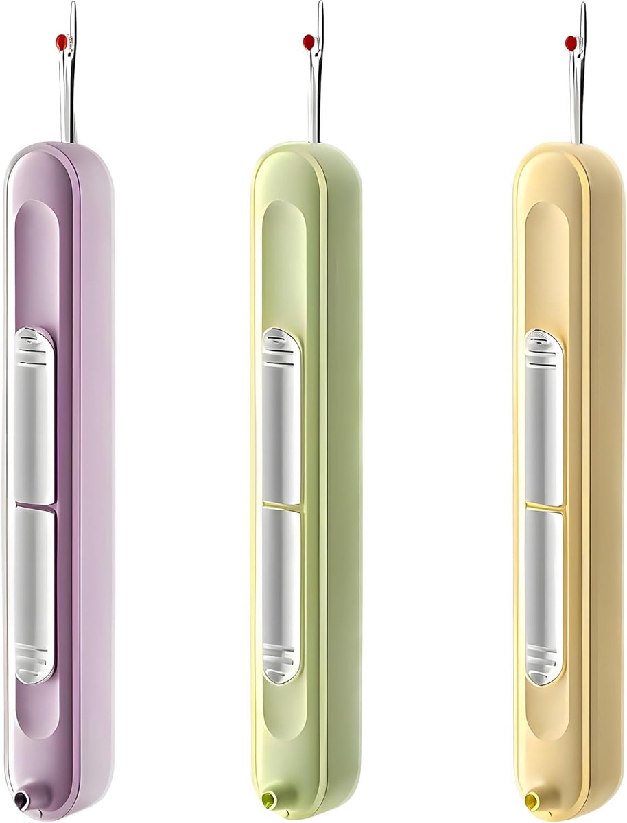 Set van 3 naaldrijgers 2 in 1 - ergonomisch ontwerp - veilig en compact - ideaal voor naaien - ShopVlot