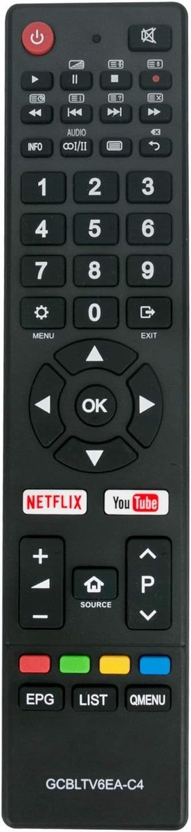 Universele Vervangende Afstandsbediening voor CHIQ Televisies