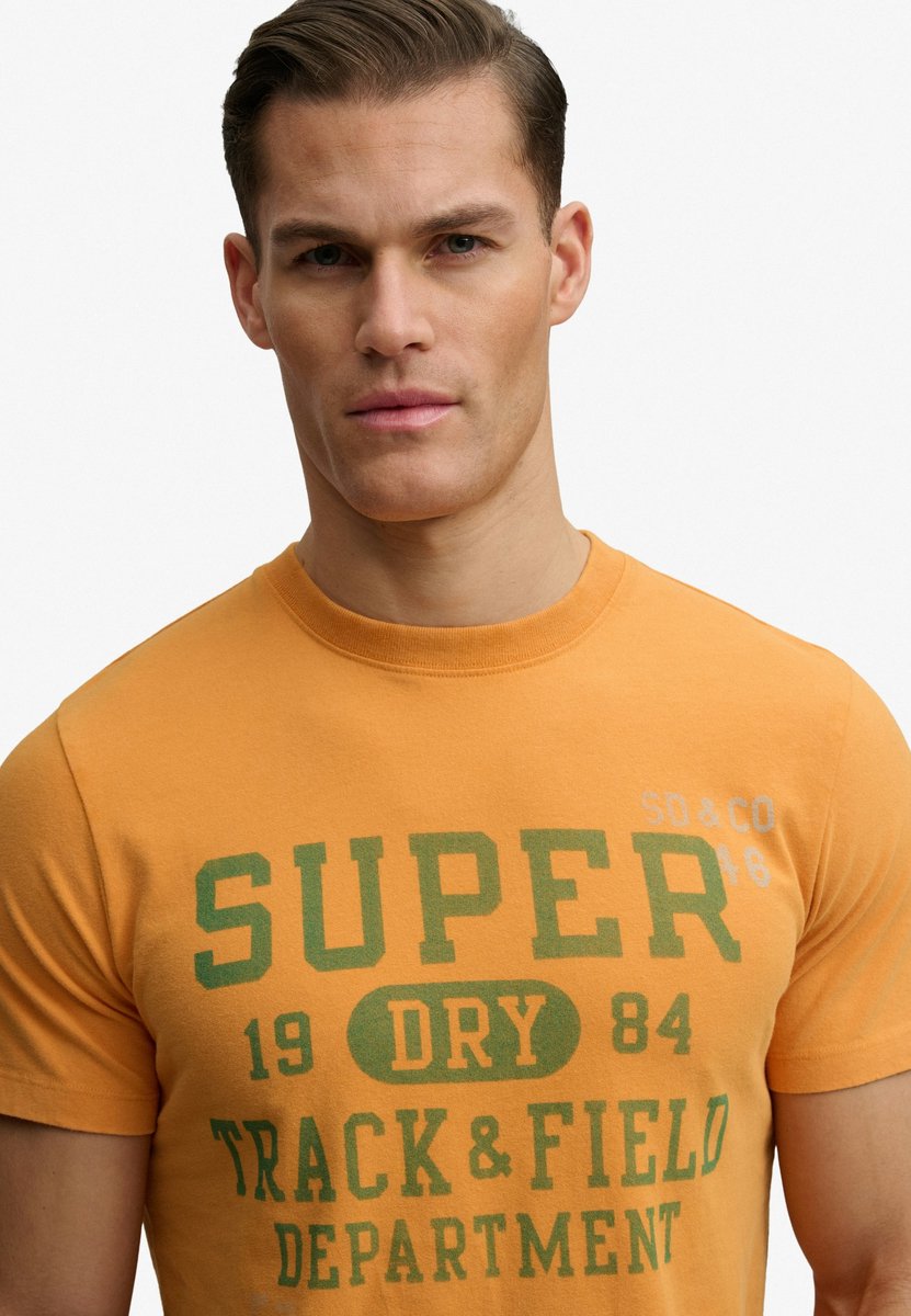 Superdry Vintage Prep Relaxed T-shirt Heren T-shirts Oranje