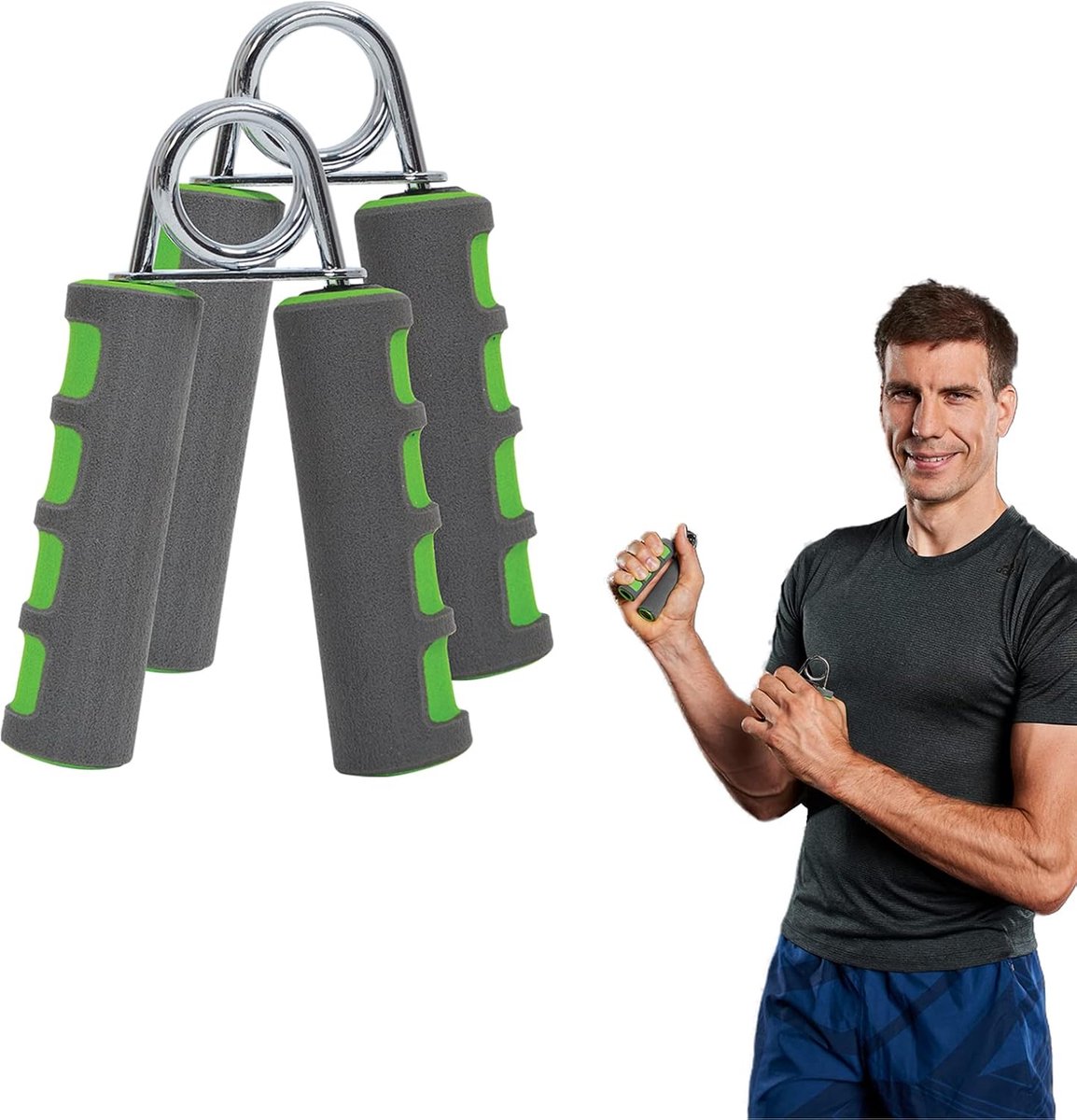 Set van 2 Handspiertrainers voor Sterkere Handen en Onderarmen
