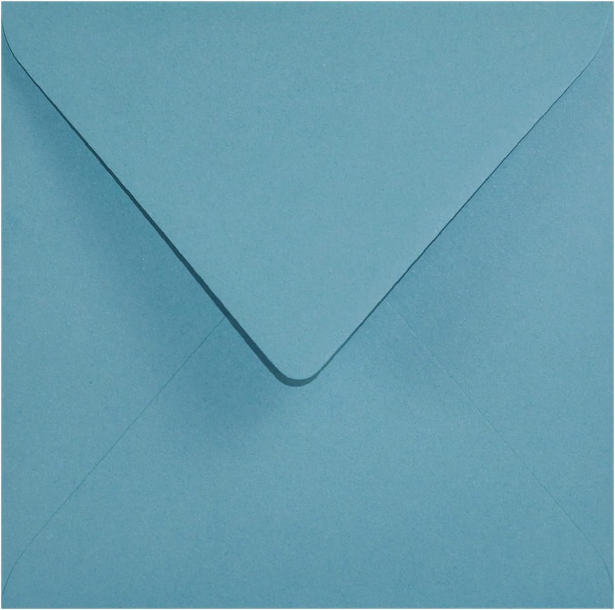 Blauwe vierkante enveloppen gerecycled 153x153mm 110g voor uitnodigingen en kaarten