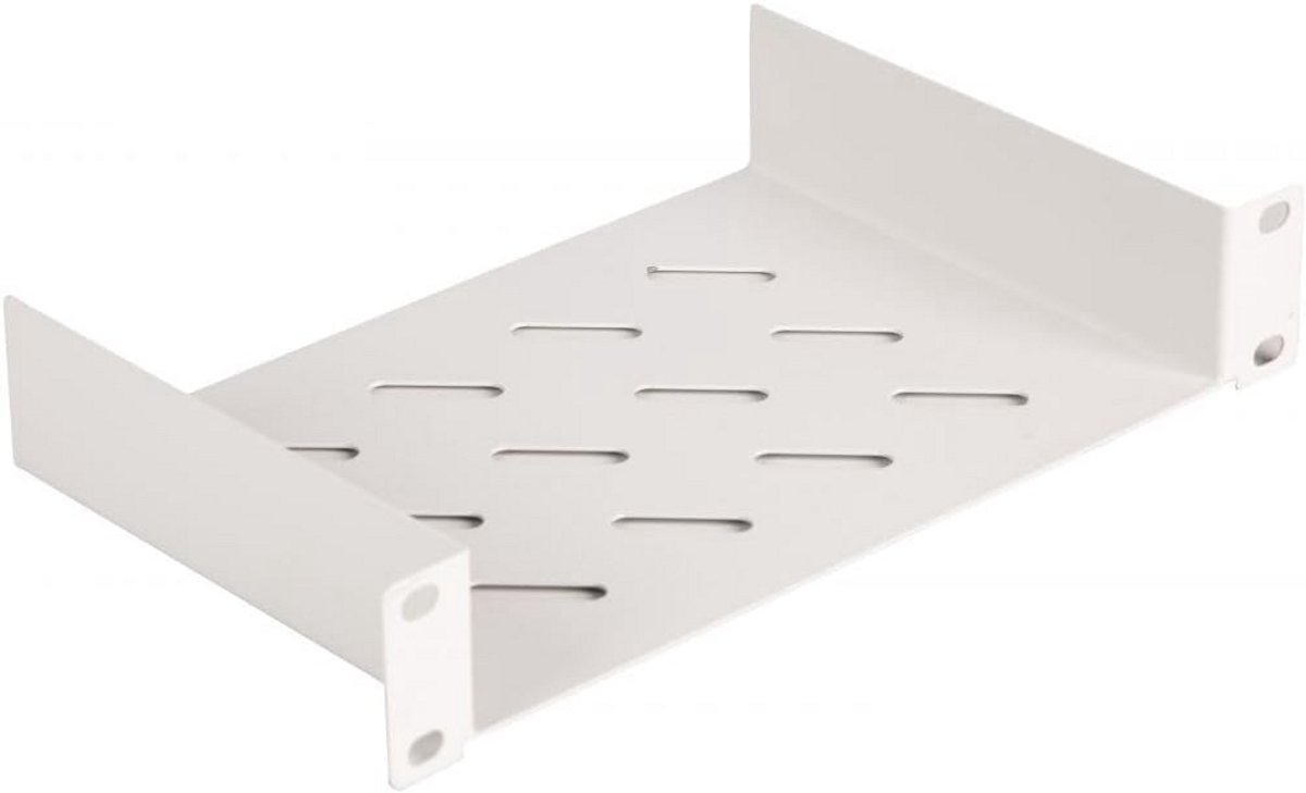 Serverkast Plank - Rack Mount Plank - Server Organisatie - 1U Hoogte - 15cm Diep - Grijs