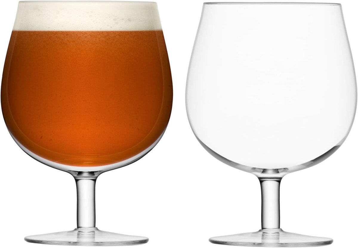 Set van 3 Bierglazen 550 ml - Stijlvol Drinkglas voor Plezier en Genieten