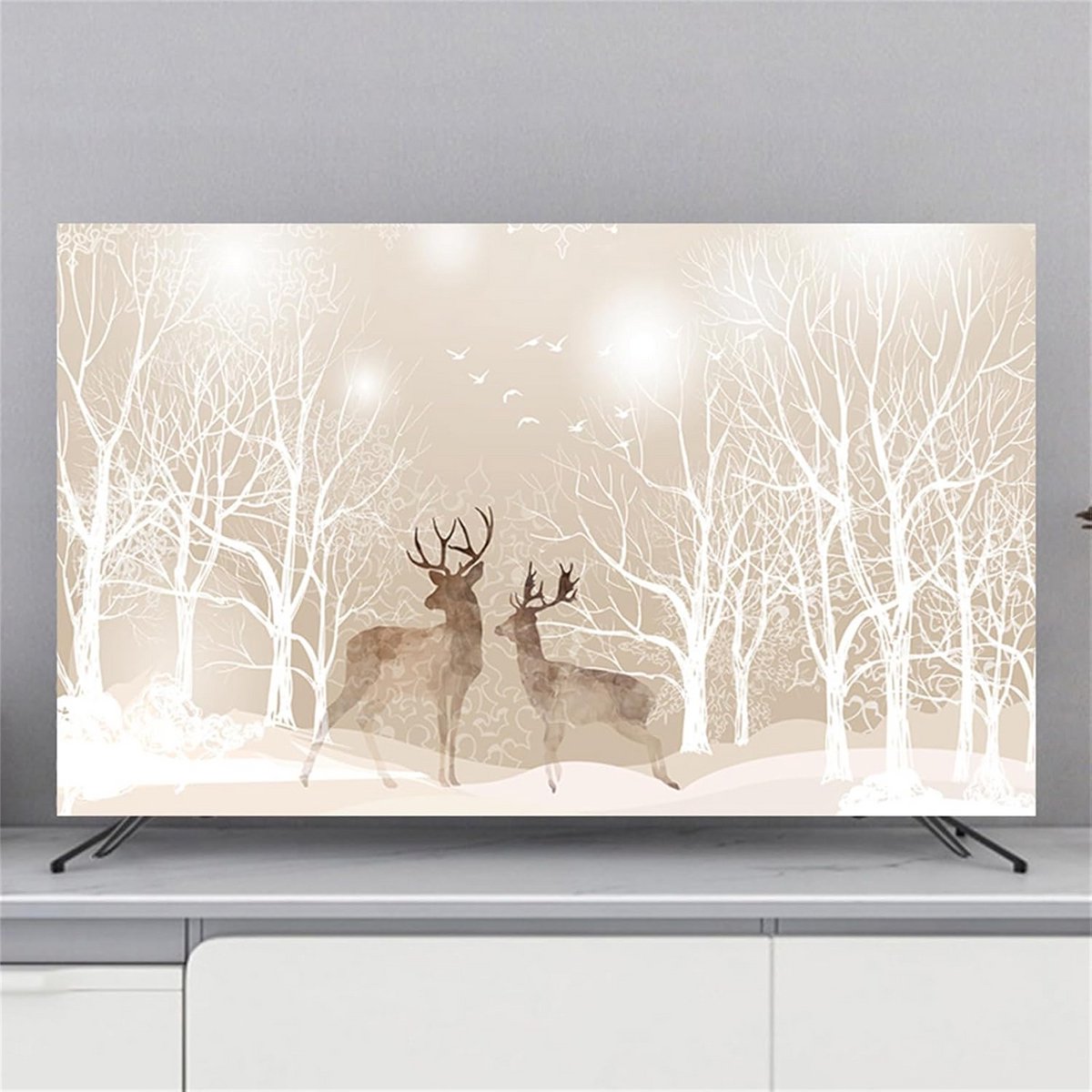 Elastische Stofbeschermhoes voor Televisie en PC Scherm Universeel 81-200 cm