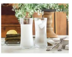 LAV Duru Raki Glazen Set – 6 Delig – 190 ml – Helder Glas – Stijlvol Design