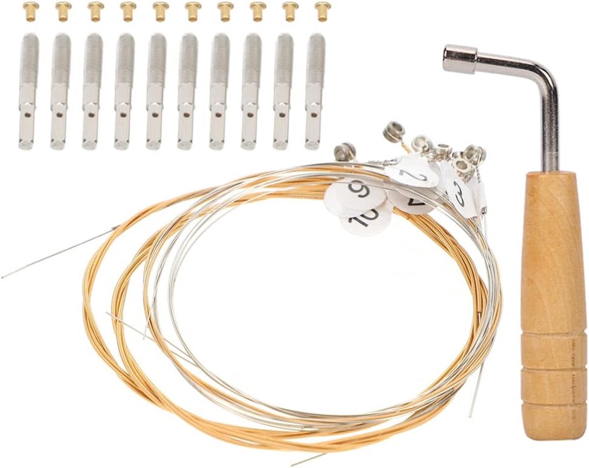 Complete Stemset voor Citer of Zither - Stemmechanieken, Brugpinnen en Stemhulp