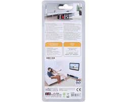 Universele Afstandsbediening 6-in-1 voor TV, SAT, DVD, TNT en meer - Zwart