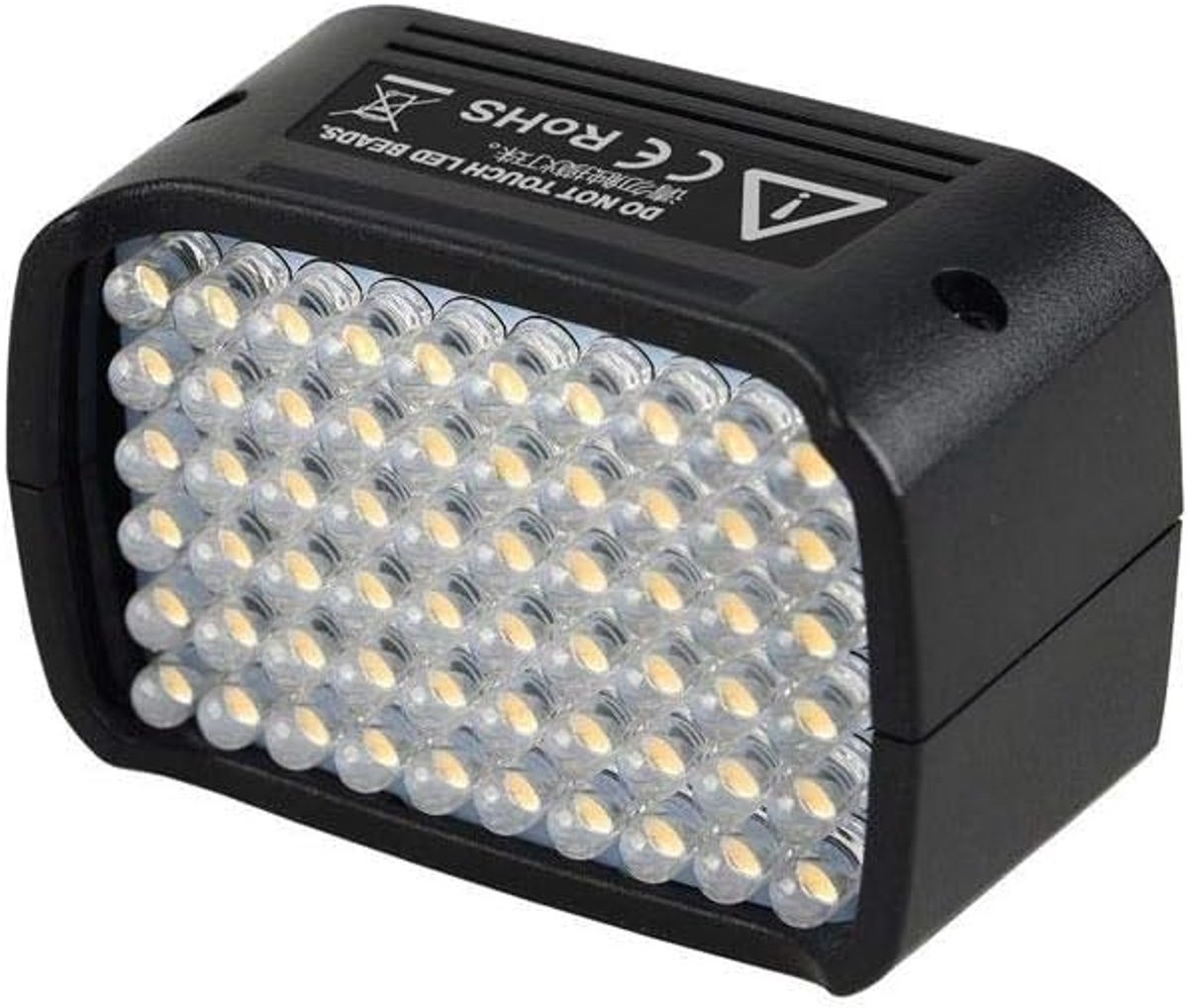 LED Lichtkop - Continue Verlichting - Video Opnames - Ombouwbare Flitser - 4.8 x 8.2 x 5.8 cm