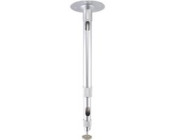 Universele projector plafondbeugel verstelbaar 33-61 cm aluminium 360° rotatie max 10 kg montagebeugel