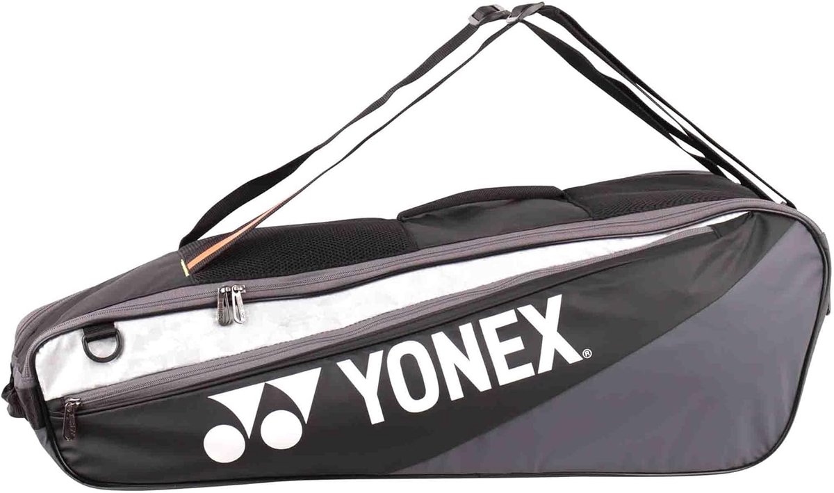 Sporttas voor 6 Rackets - Tennis, Badminton of Squash Tas met Schoenenvak en Hoofdvak