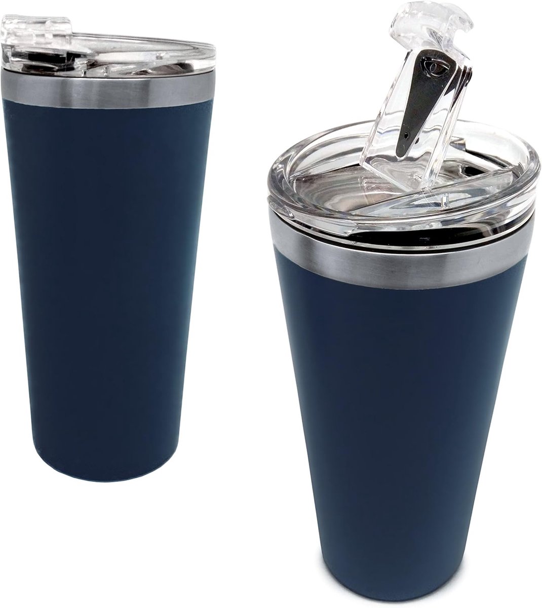 Dubbelwandige Thermomok Roestvrij Staal 500 ml - Houdt Drank Warm of Koud