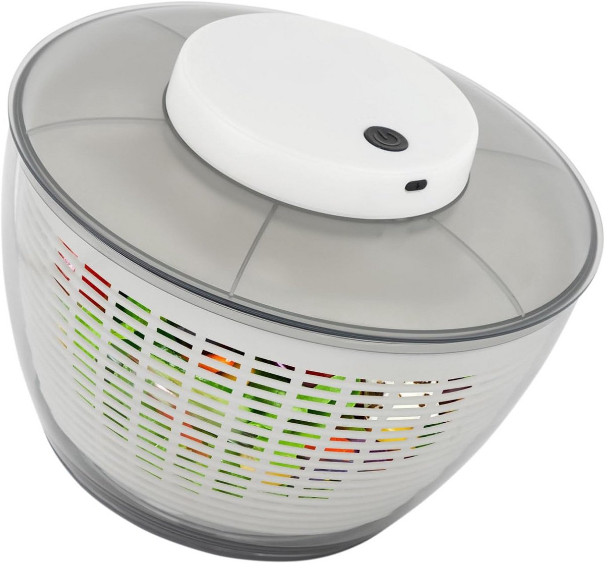 Elektrische Slacentrifuge 4,75L USB Oplaadbaar - Grote Sladroger voor Groenten en Fruit
